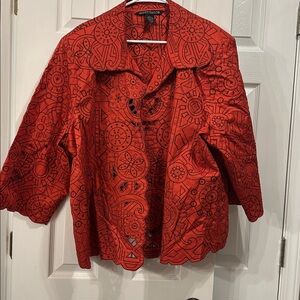 Scott Taylor Orange Embroidered jacket